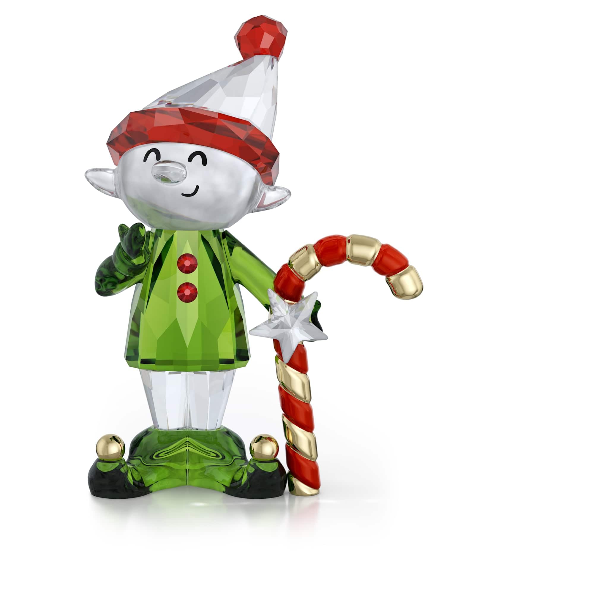 Swarovski Holiday Cheers Dulcis Elf and Candy Cane