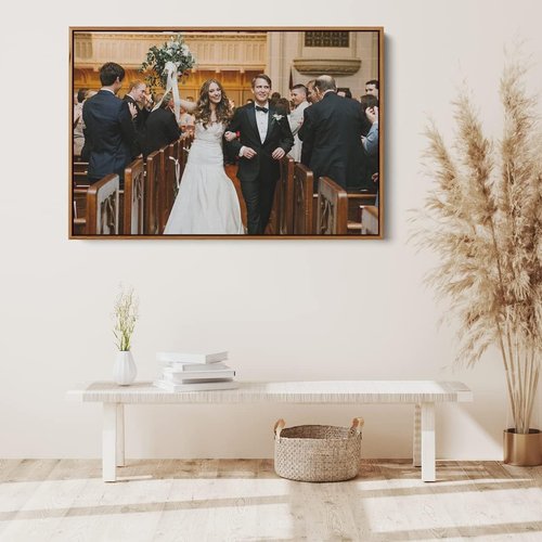 Framed Canvas Prints - Personalized Large Wall Art with Your Photo | Custom Poster Available