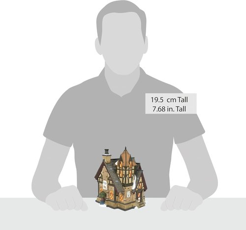Department 56 | Dickens Village The Partridge and Pear Restaurant - Lit Building, 7.68 Inch, Multicolor