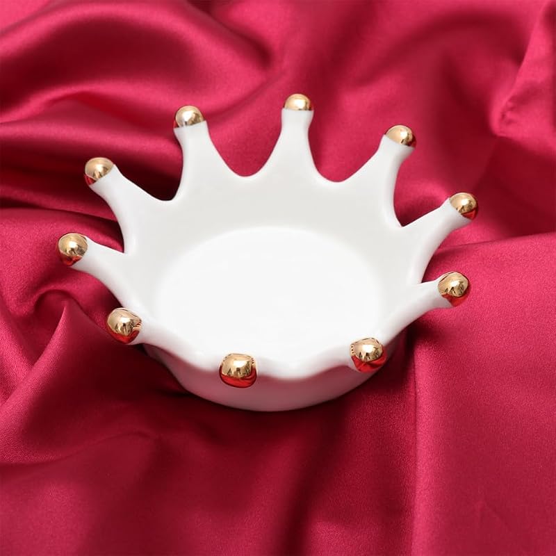 Minkissy Crown Nail Art Palette and UV Gel Pen Holder Tray