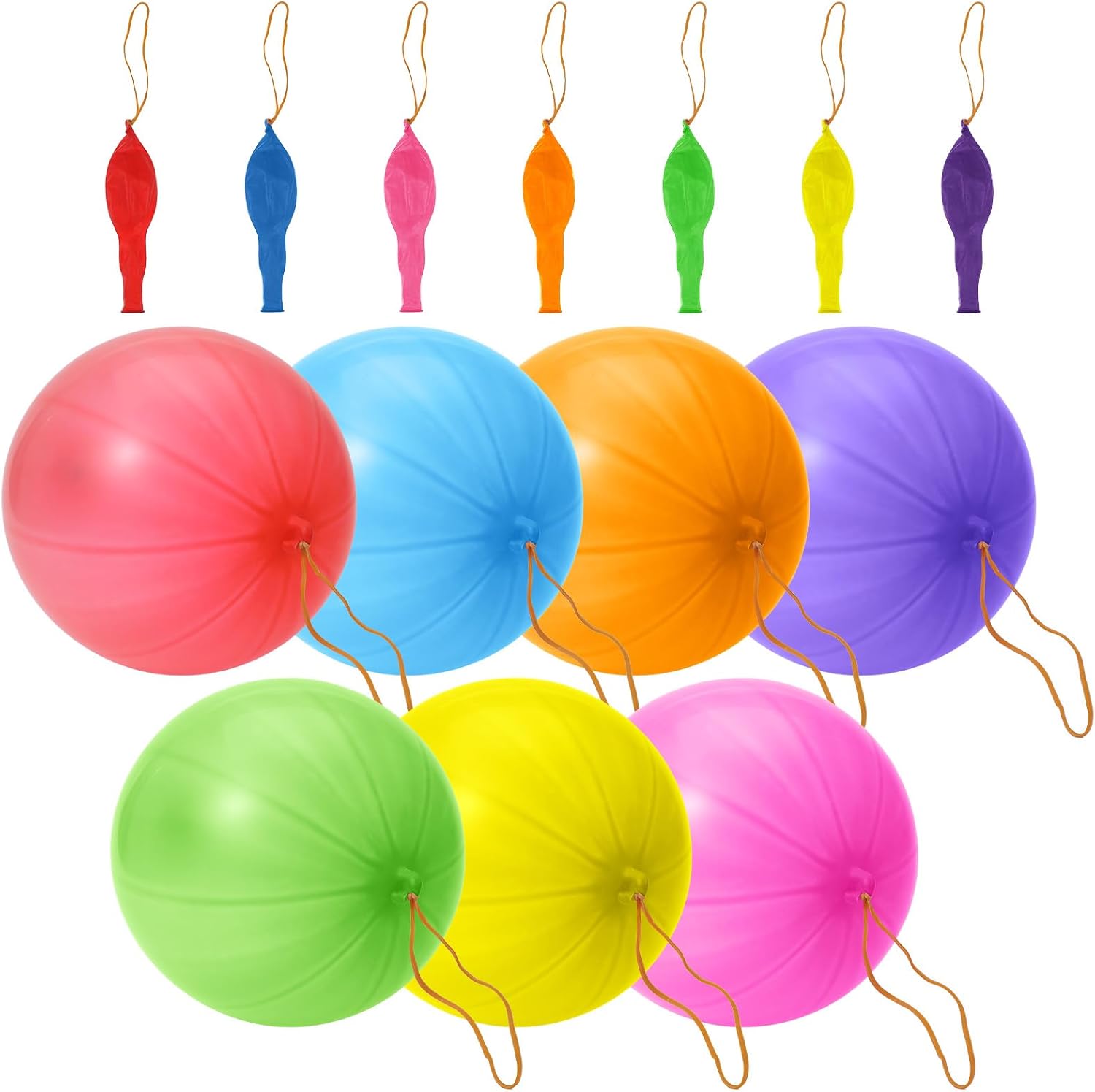 Punching Balloons - 40 Pcs Heavy Duty Neon Party Balloons for Birthday Decor & Outdoor Games