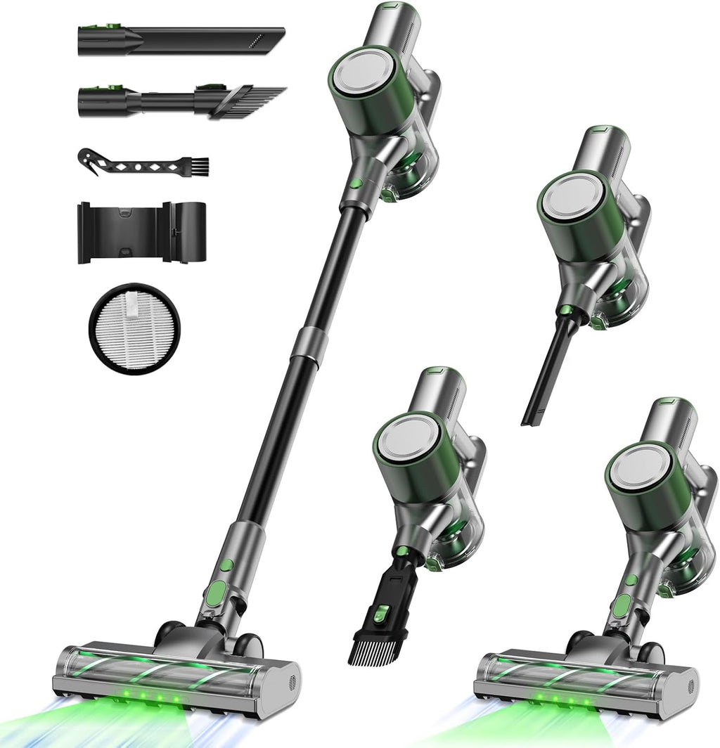 Skiennix Cordless Stick Vacuum Cleaner - Lightweight Handheld Design with 45min Battery Life | Ideal for Pet Hair & Hardwood Floors