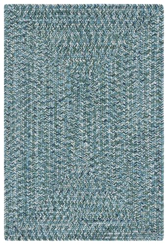 SAFAVIEH Washable Rug Outdoor Braided Collection - 2' x 3', Teal & Green, Handmade & Reversible, Non-Shedding & Easy to Clean, Ideal for Entryway, Patio, Kitchen, Mudroom, Front Door (BRA201K)