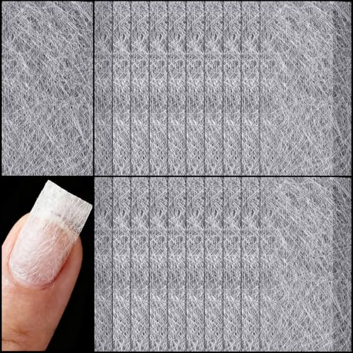 SmallCat 20 Pcs Silk Nail Wrap Kit for Broken Natural Nails Repair