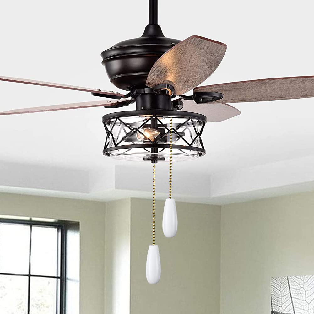 Akahttbn 12 Inch Gold Wooden Ceiling Fan Chain Pulls Set of 4 with Feng Shui Function