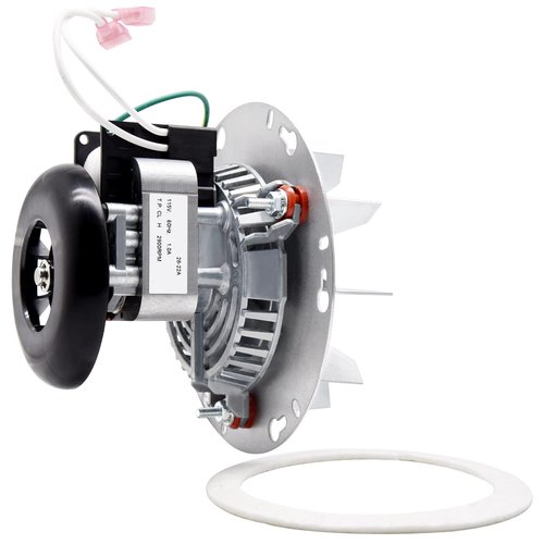 Criditpid Replacement 812-4400 Exhaust Blower Motor for Quadra-Fire Santa Fe, Castile, PelPro PP130, PP60, Pleasant Hearth PH35PS, PH50CABPS Pellet Stoves.(Without Housing)