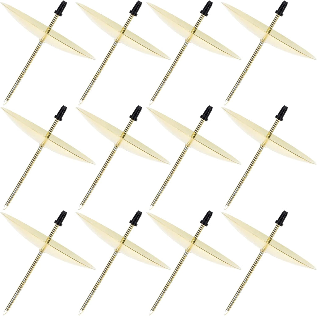 Yardwe Candle Fixators - 12-Pack Metal Candle Holders for Home & Party Decor | 2.55 Inch