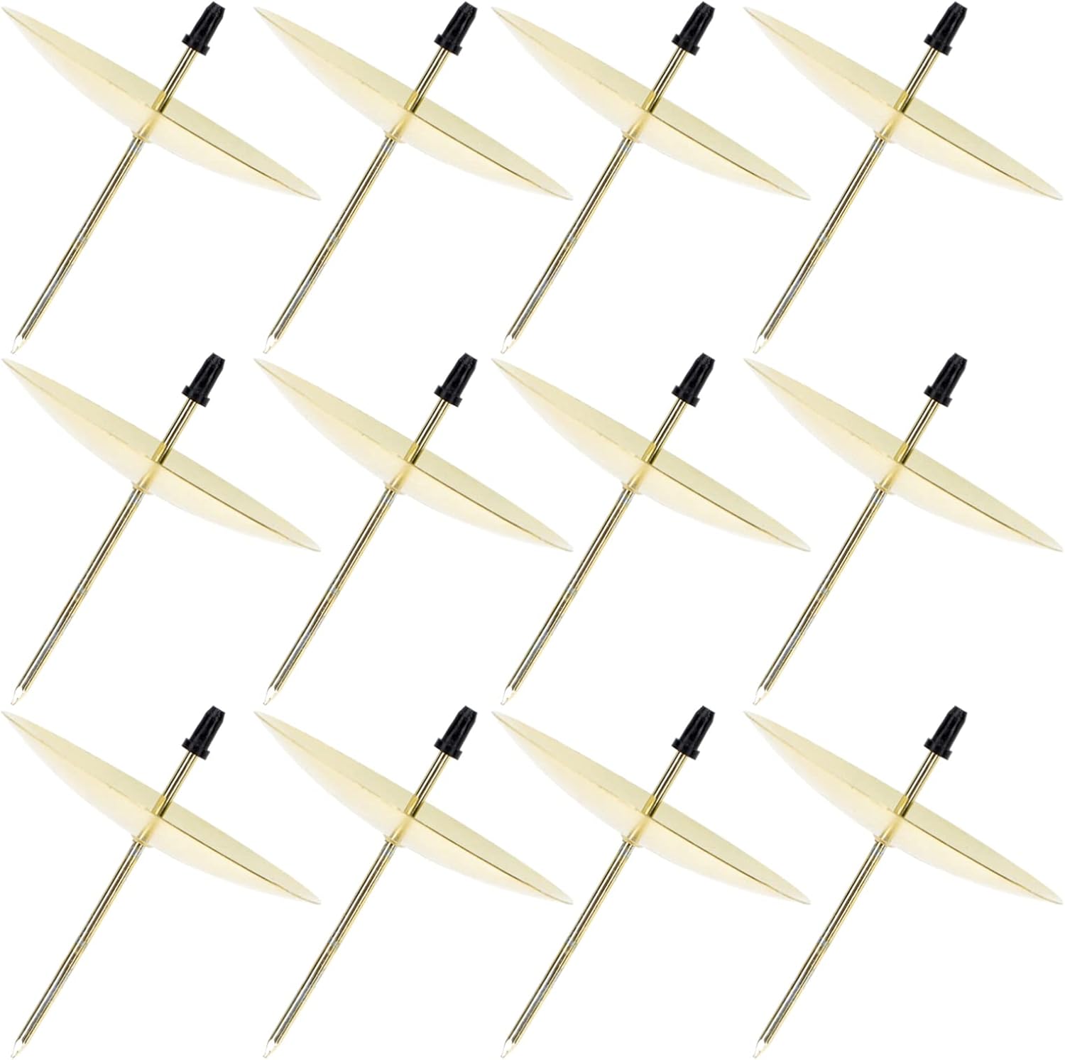 Yardwe Candle Fixators - 12-Pack Metal Candle Holders for Home & Party Decor | 2.55 Inch
