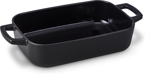 Alva Nori Enameled Cast Iron Roasting Pan - 12x8 Inch, PFAS-Free, Oven & Induction Safe, Easy to Clean