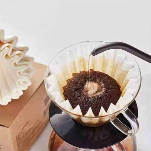 Commercial Coffee Filters - Extra Large 12 Cup Unbleached Filters (300ct) | 9.75" Diameter for Bunn Machines