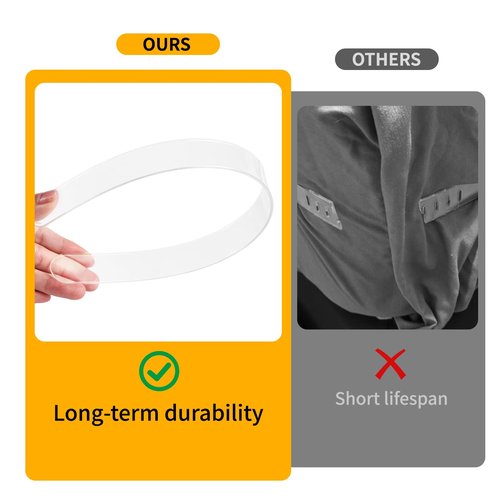 KSWNG 4PCS Replacement Strips for Bed Sheet Holder, Bed Sheet Straps Compatible with Most Bed Lock Sheet Holders