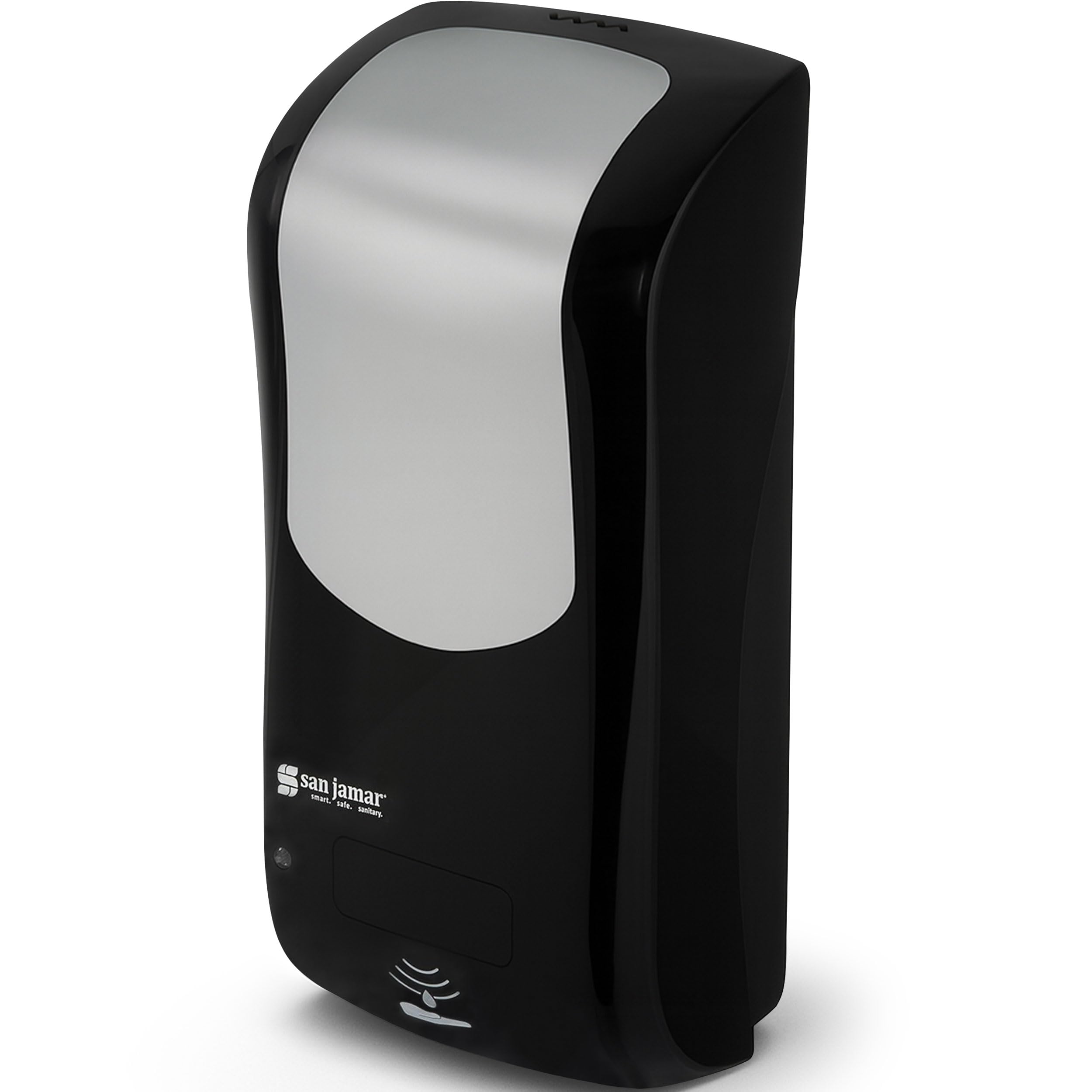 San Jamar Rely SH970BKSS Hybrid Foam Soap Dispenser, Black/Stainless Look