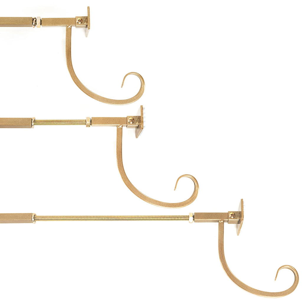 VILLAGE LIGHTING COMPANY [Front Door Garland Hanger] - Adjustable to Different Door Widths | Heavy-Duty Cast Iron | Decorative Christmas and Holiday Decor | No Nails, Screws, or Damage
