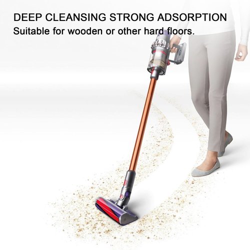 ilovelife Soft Roller Cleaner Head Compatible with Dyson V7 V8 V10 V11 Vacuum Cleaner, Fluffy Roller Head Replacement Parts for Hardwood and Smooth Surfaces