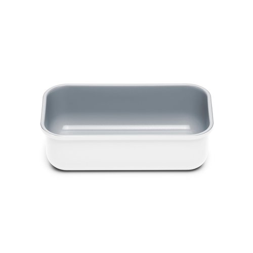 Caraway Non-Stick Ceramic 1 lb Loaf Pan - Naturally Slick Ceramic Coating - Non-Toxic, PTFE & PFOA Free - Perfect for Pound Cakes, Breads, & More - White