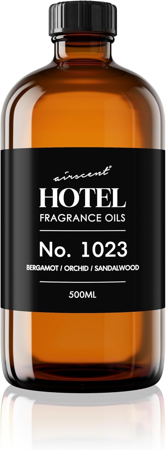 AirScent Hotel Diffuser Oil No. 1023 - Love Affair Fragrance Oil for Ultrasonic Diffusers | 500 mL Glass Bottle