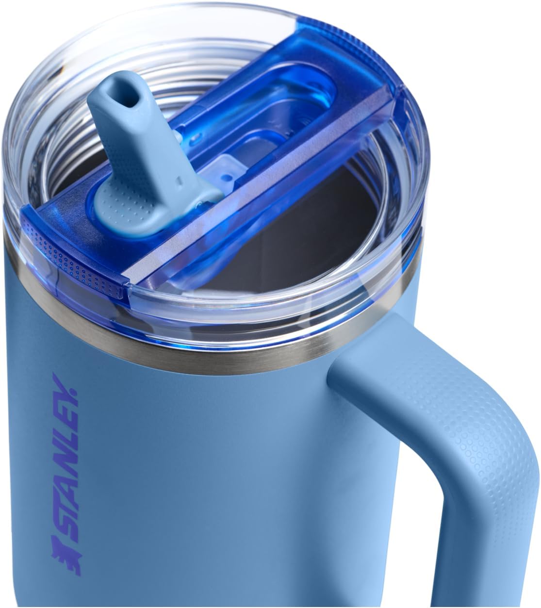 STANLEY Quencher ProTour 40 oz Tumbler - Leakproof Lid, Built-In Straw & Handle | BPA-Free Blue Sky