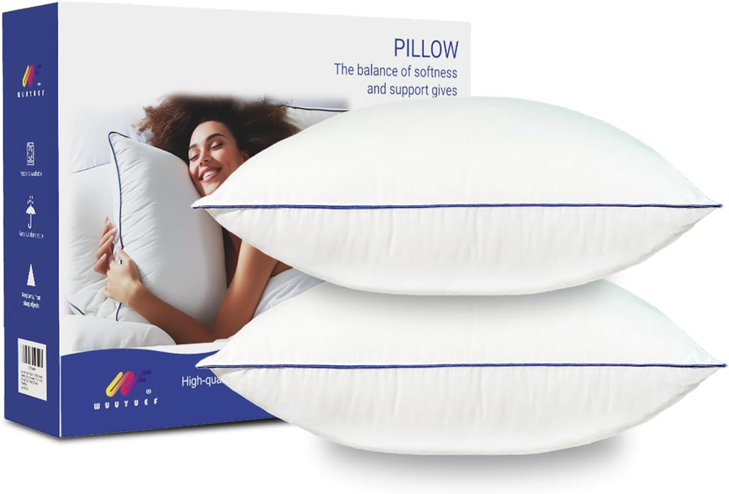 Skiennix 18x18 Pillow Inserts - Soft Hypoallergenic Square Pillows with Oeko-TEX Certified Filling, Set of 2