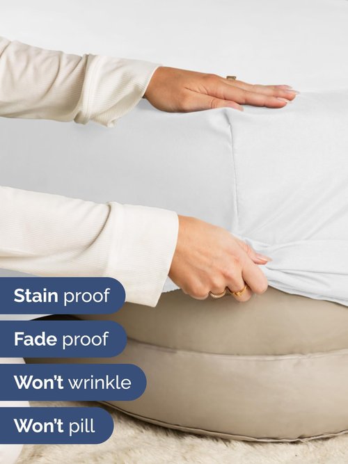 Hotel Luxury Extra Deep Queen Fitted Sheet - Ultra Soft & Wrinkle-Free - Fits 18-24 Inch Mattresses - Easy-Care White