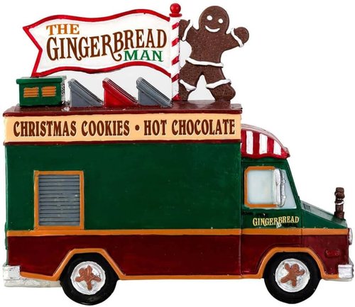Lemax - Gingerbread Man Figurines | Festive Set of 3 for Holiday Decor