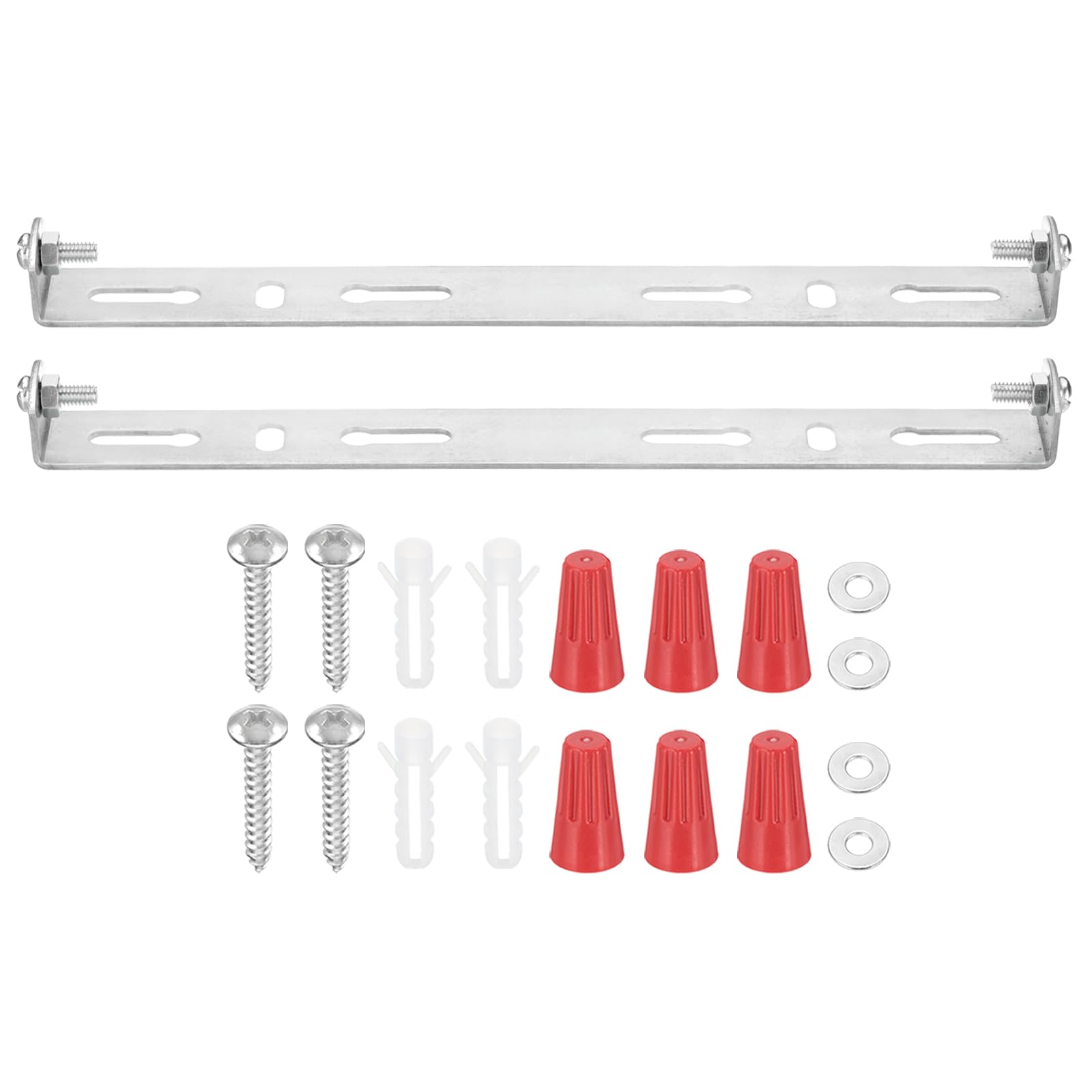 PATIKIL 180mm (7.1") Universal Light Fixture Mounting Bracket Kit, 2 Set Light Crossbar Ceiling Light Plate with Screw for Wall Lights Ceiling Lighting Pendant Chandelier