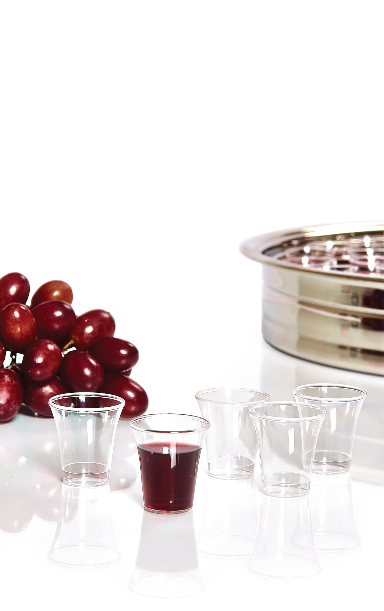 BROADMAN CHURCH SUPPLIES Plastic, Disposable, Recyclable Communion Cups, 4000 Count