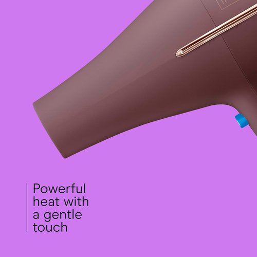 Infiniti PRO by CONAIR Hair Dryer - 1875W AC Motor with Diffuser & Concentrator Attachments | Plum Color