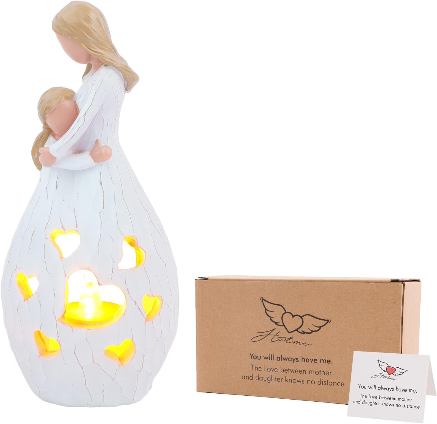Skiennix Candle Holder Statue - Flickering LED Light for Mom | Perfect Birthday & Mother's Day Gift