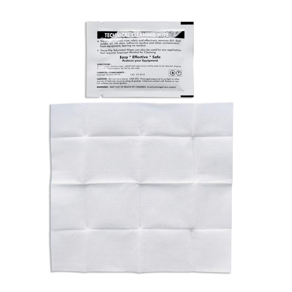 99.9% Technical Prep Pads, 5"×6" Multi-Purpose Large Non Woven Handy Wipes Cleaning for Surfaces/Electronics/Industrial/Thermal Paste Remover, etc, 40/Box