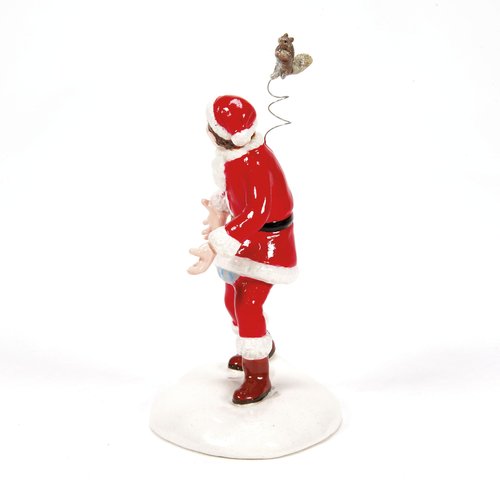 Department 56 Snow Village Accessories National Lampoon's Christmas Vacation Squirrel Figurine, 4 Inch, Multicolor