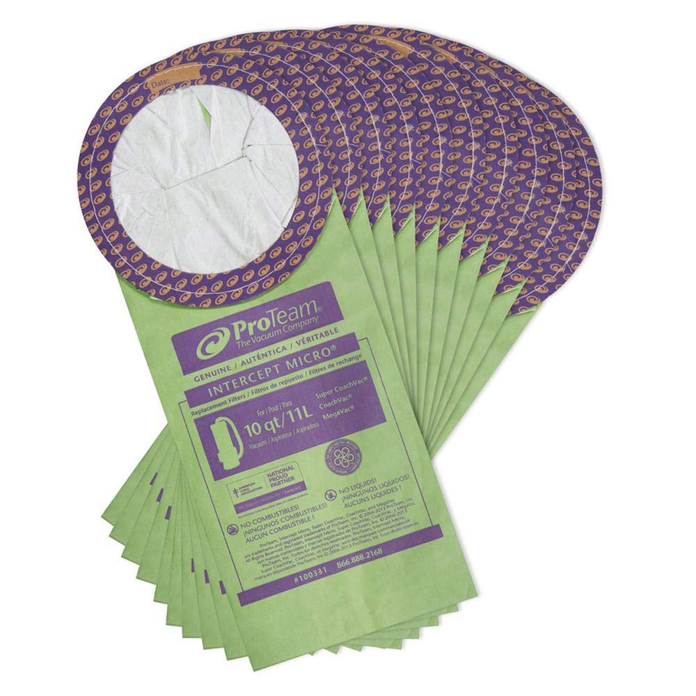 ProTeam 10 Quart Backpack Vacuum Bags