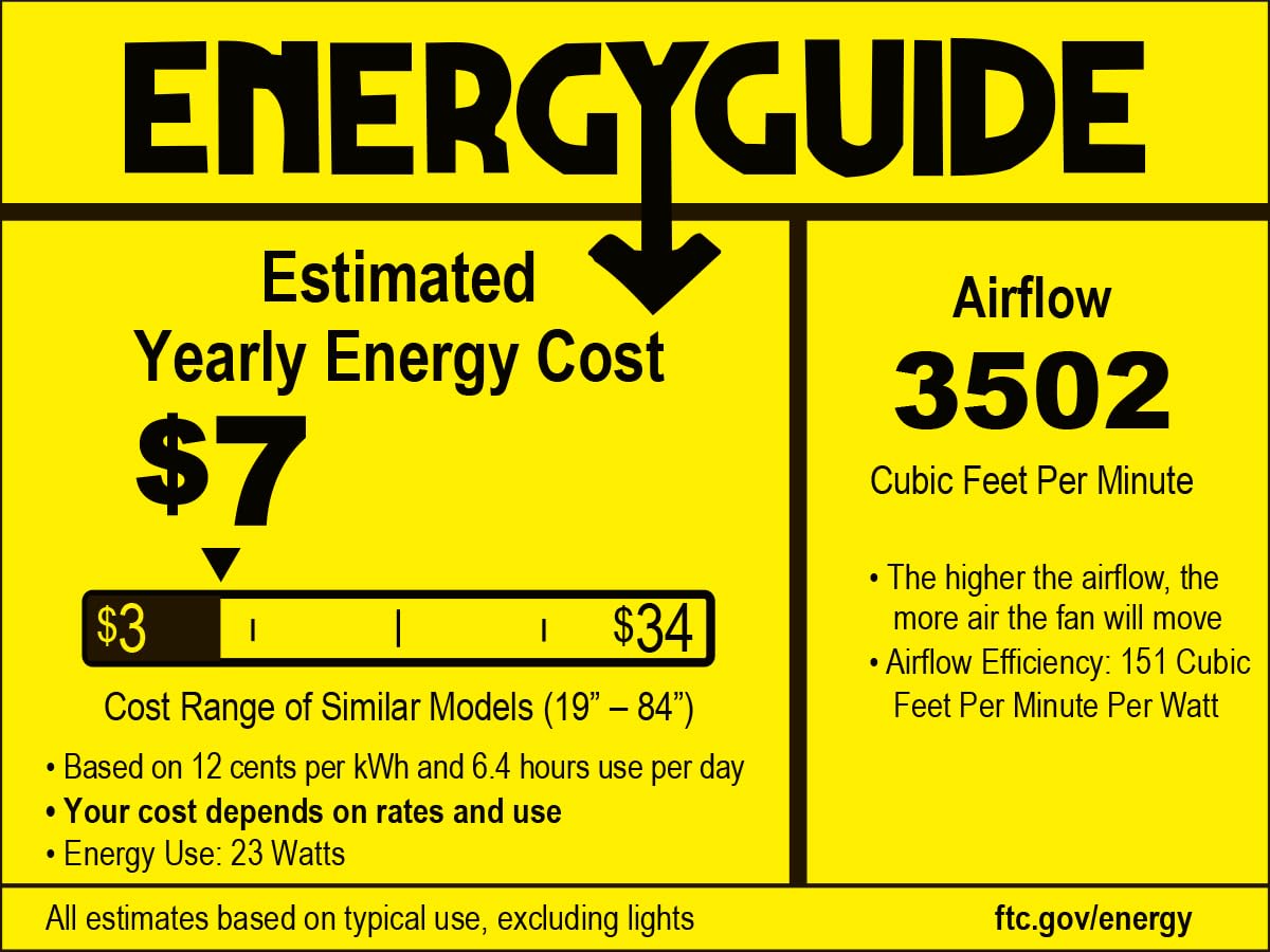YITAHOME 52" Ceiling Fan with Lights & Remote, 3502 CFM, 3 CCT, 4 Timer Modes, 5 Reversible Dual Finish Blades, Modern Ceiling Fan with Quiet DC Motor for Living Room, Patio, Black & Walnut