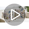 Watercolor Bird Decorative Throw Pillow Covers, 18x18 Set of 2