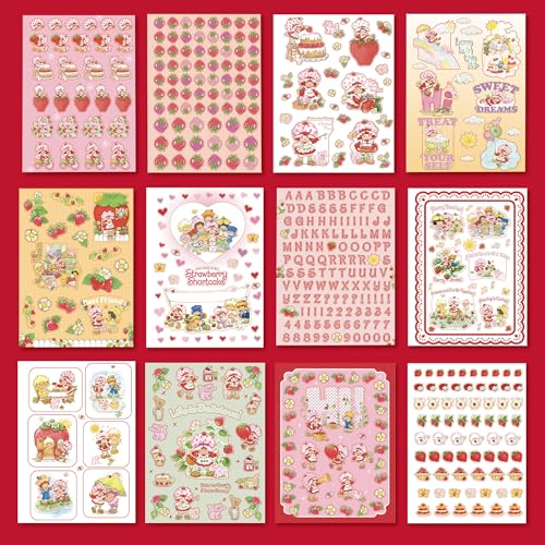 Strawberry Shortcake Sticker Book with 1000+ Stickers for Crafts