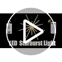 Starburst LED String Lights with Remote - Yellow 2-Pack, 8 Modes, Waterproof