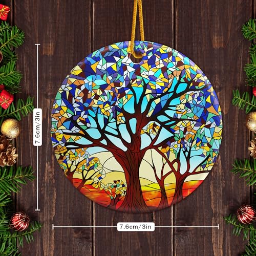 Tree of Life Christmas Ornament - Handmade Heirloom Decor