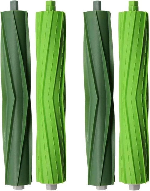 iRobot Roomba Replacement Parts - Rubber Roller Brushes for E, I, & J Series Vacuum Cleaners | 2 Sets