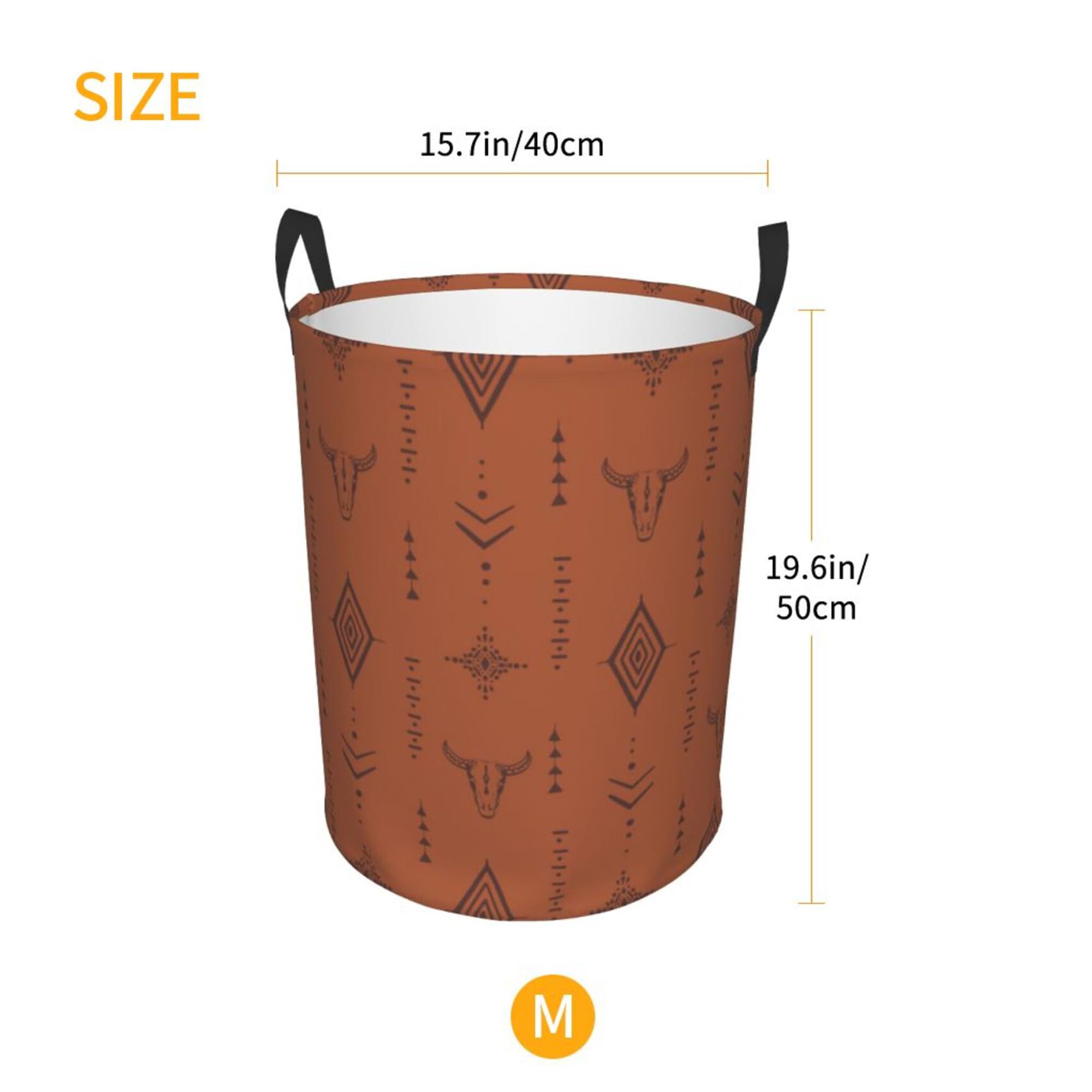 Large Laundry Basket Western Boho Home Decor Laundry Hamper With Handles Collapsible Laundry Baskets Waterproof Dirty Clothes Hamper Storage Basket Toy Bins For Room Bathroom Bedroom Decor