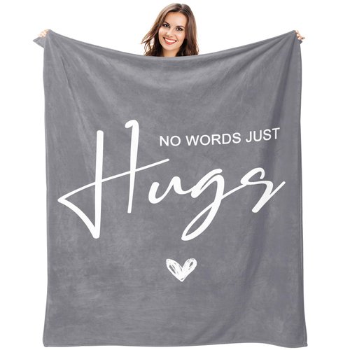 Kazdan Get Well Gifts for Women & Men, Sympathy Gifts for Loss of Loved One, Inspirational Gifts for Women, Thinking of You, Birthday Gifts for Woman, Feel Better Gifts, Memorial, Healing, Hug Blanket