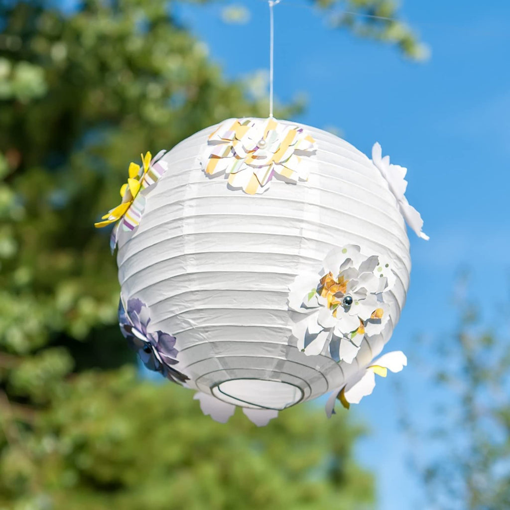 Woanger 4 Pack 30 Inch Large Paper Lantern Shade Jumbo White Japanese Chinese Round Hanging Japanese Paper Lantern Lamp for Home New Year's Eve Valentines Wedding Party Ceiling Decoration