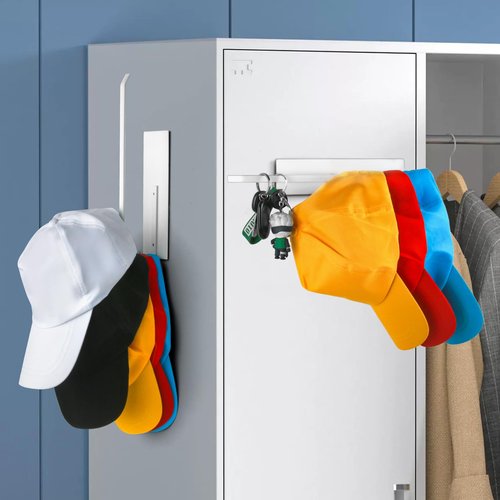 Paper Towel Holder Magnetic, Magnetic Paper Towel Holder for Fridge, Toilet Paper Roll Holder Magnet Towel Rack Wall Mount Shelf Bar for Towels Rolls Bathroom RV Dorm Kitchen Wall Decor, White 2 Pack