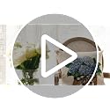 Hydrangea Flower Throw Pillow Cover - 12x20 Inch Decorative Case