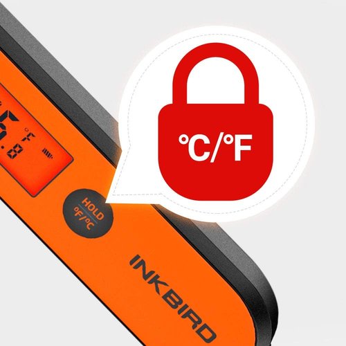 Inkbird Instant Read Meat Thermometer - Waterproof Digital Food Thermometer with Calibration & Backlight | Ideal for Cooking, Grilling, and Smoking