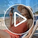 CIVPOWER Black Portable Mini Handheld Fan USB Rechargeable Personal Cooling Fan with LED Display