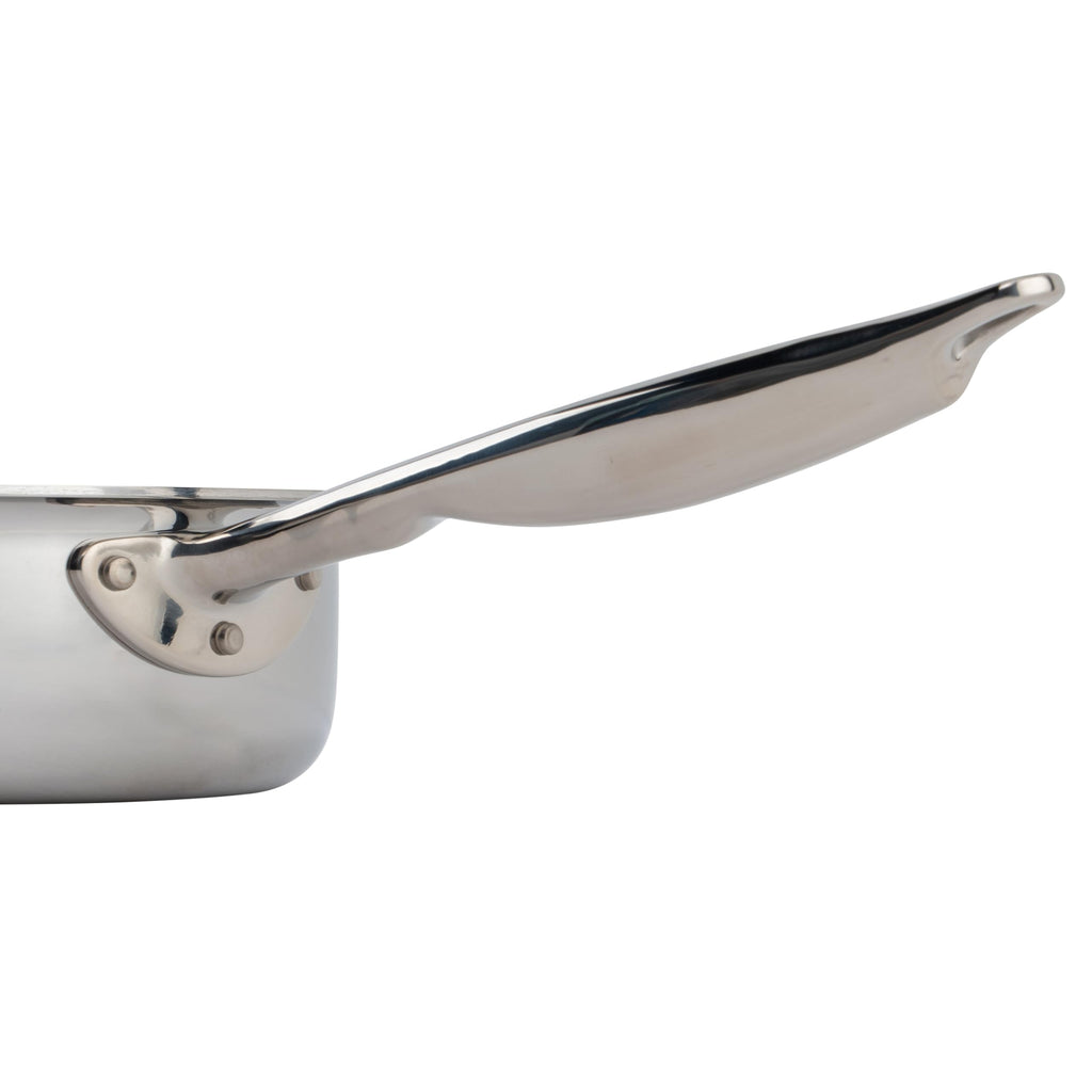WINCO Tri-Ply Saute Pan, Silver