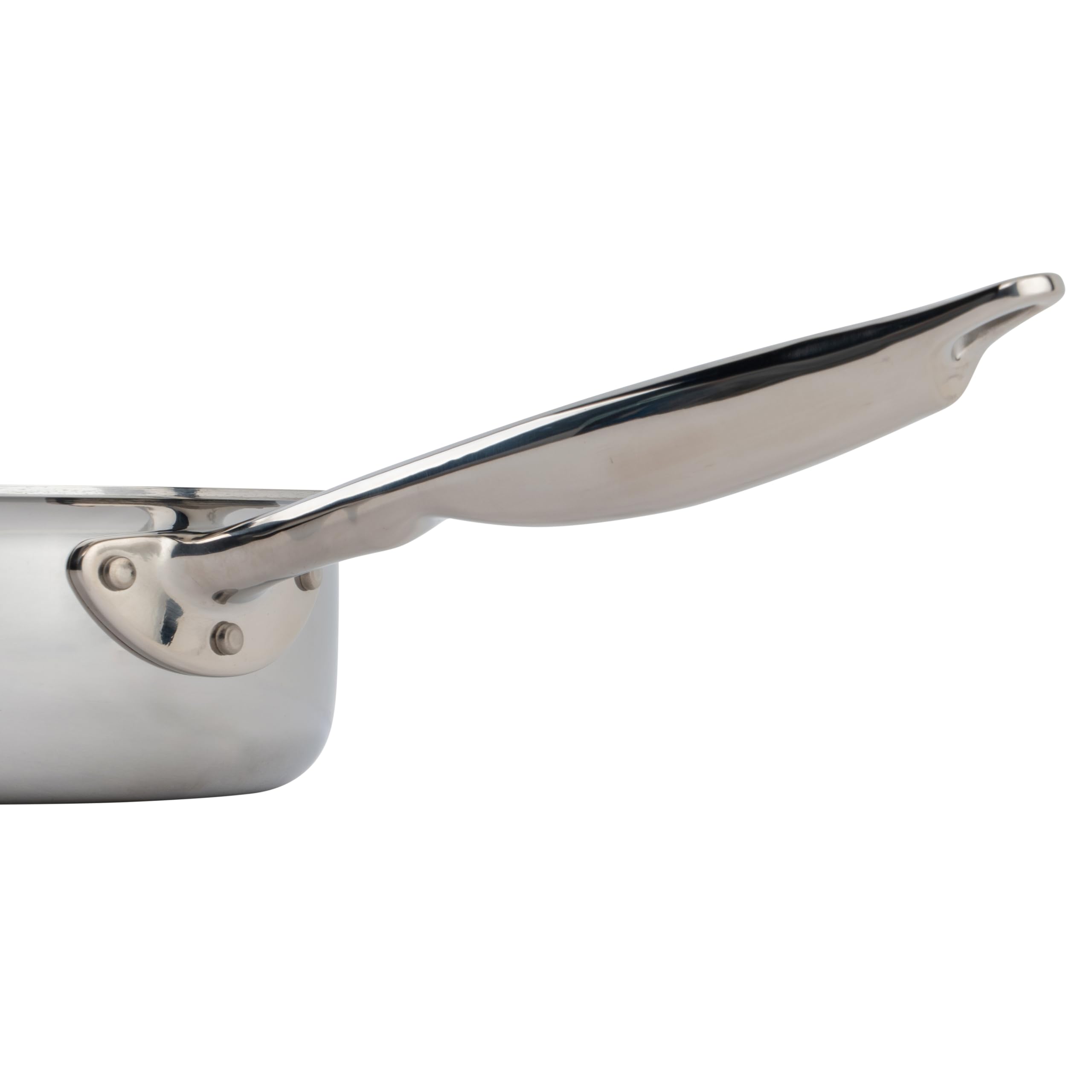 WINCO Tri-Ply Saute Pan, Silver