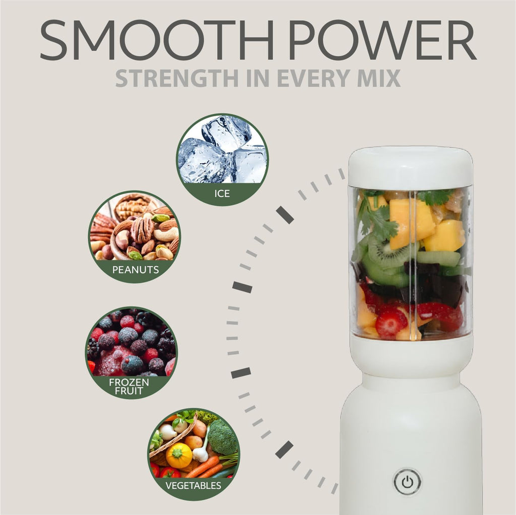 WILLOW Eco Series Warrior Blender - Compact Smoothie Maker with 600W Power & 30oz To-Go Cup