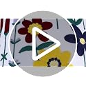 Floral Embroidered Throw Pillow Cover 18x18 Spring Decorative Cushion Case