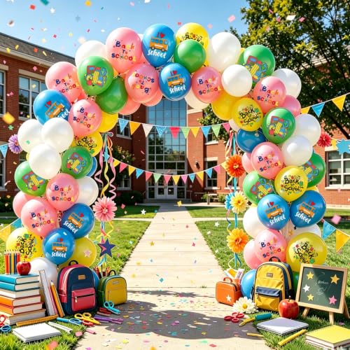 Back to School Balloon Set - 45PCS Classroom Party Decor