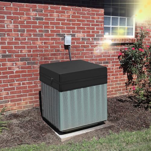 Heavy Duty AC Unit Cover 36x36 Inch - Waterproof Protection with Straps & Bag